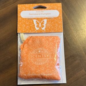 Scentsy Farmstand Pumpkin Scent Pak in Orange